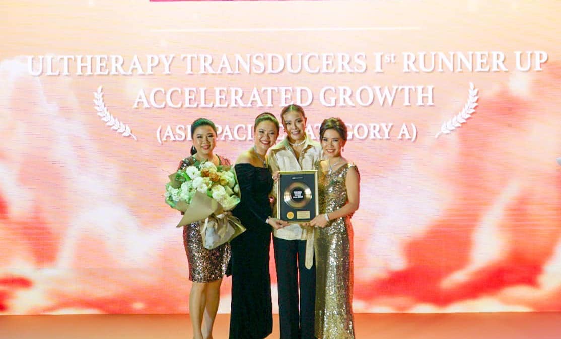รางวัล Asia Pacific Ultherapy Transducers 1st Runner Up