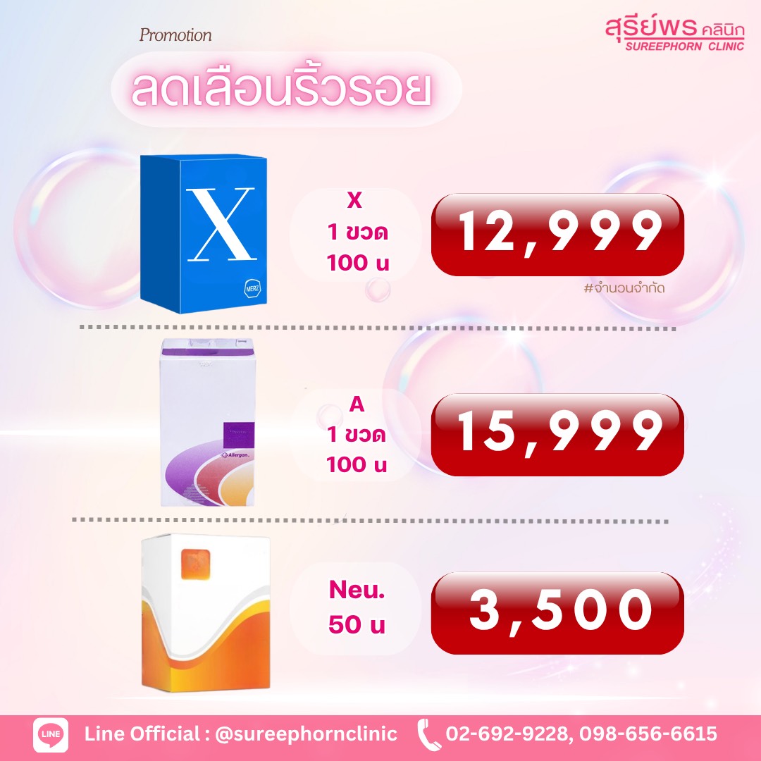 🎉 Promotion ลดเลือนริ้วรอย